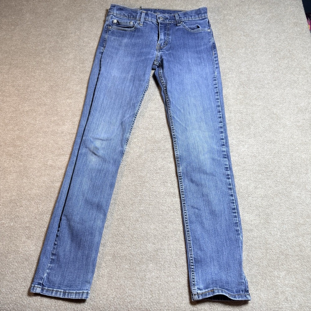 Levis 511 Slim Fit Jeans Mens 30x30 Blue‎ Denim Medium Wash 04511-1907 READ